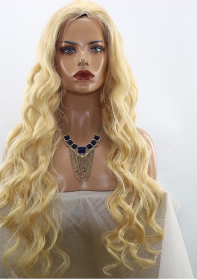 RUSSIAN BLONDE BODY WAVE FULL LACE HD WIG